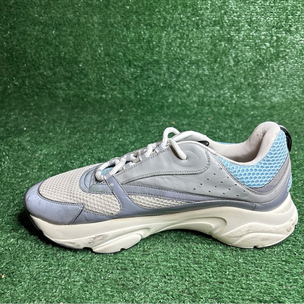 Size 46 / US 13 - Dior B22 Reflective Trainer White Blue White Gray - Picture 7 of 16